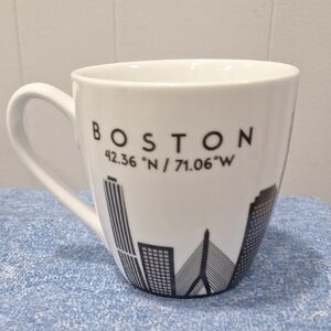 Boston Skyline White Mug